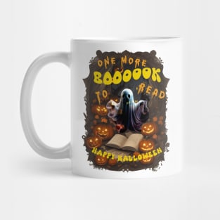 One More Book To Read Halloween Spooky Motifs Mug